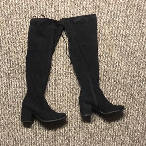 Over the knee boots wide calf